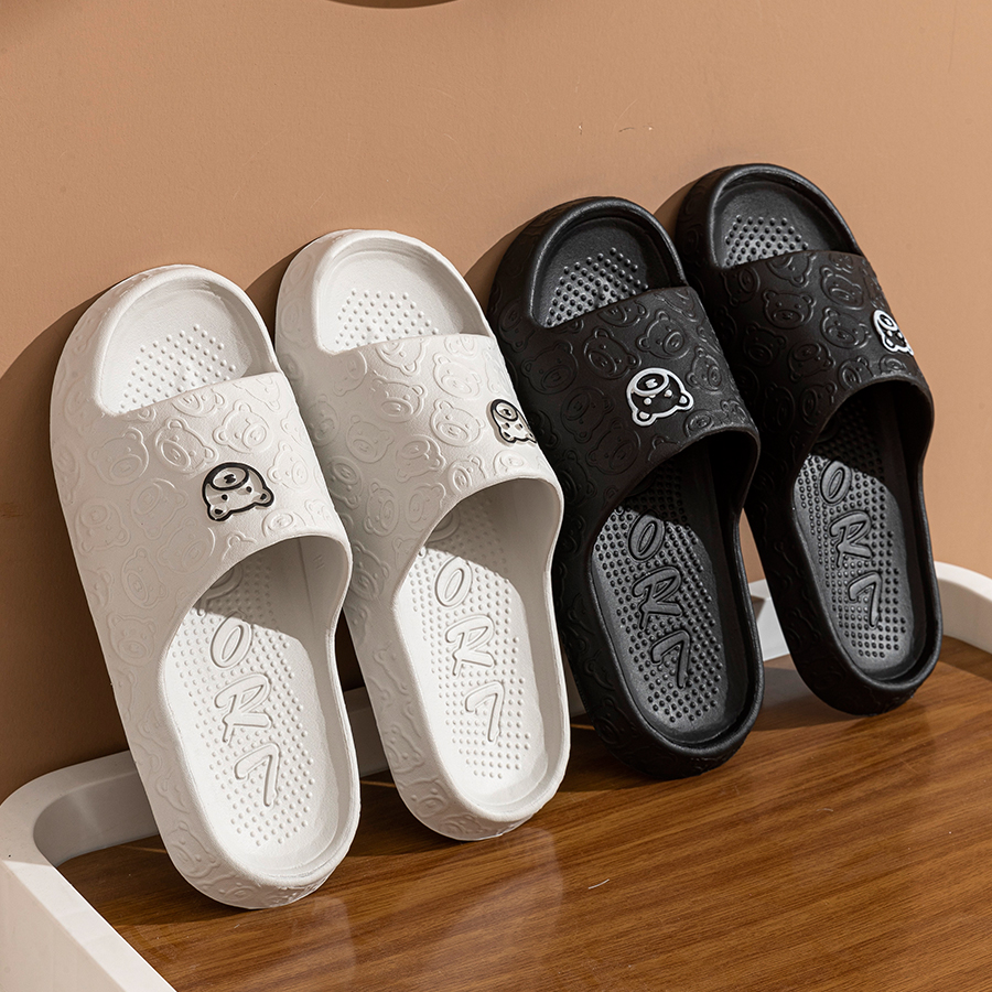 Women'S Shoes For Neuropathy - Men's Slippers Summer Cartoon Bear Indoor