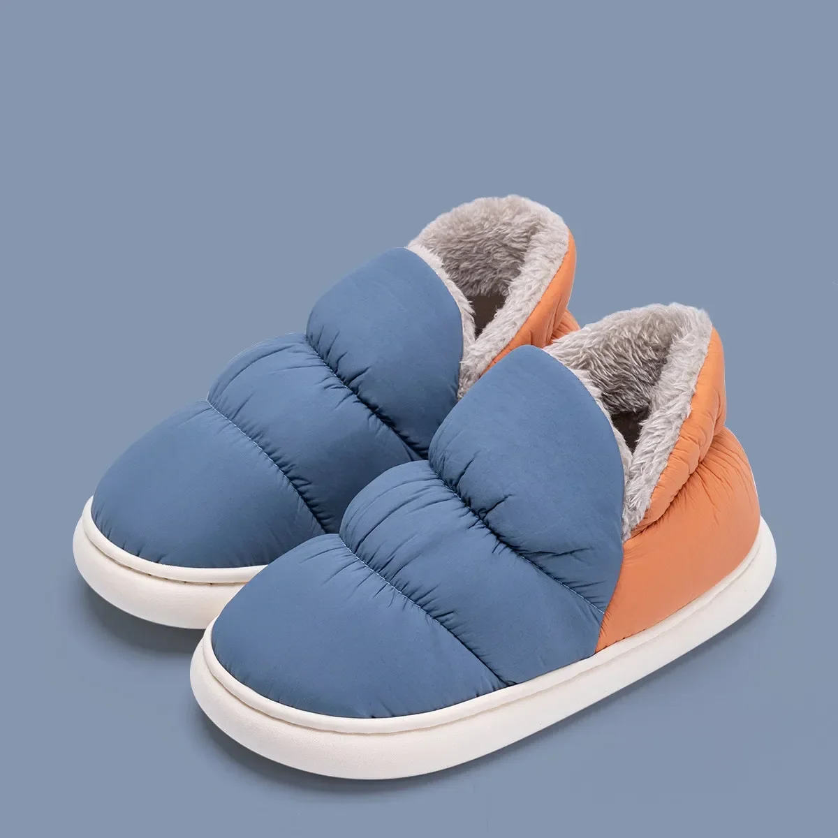 Women'S Shoes Water Resistant - Women Men Slippers Winter Down Cloth