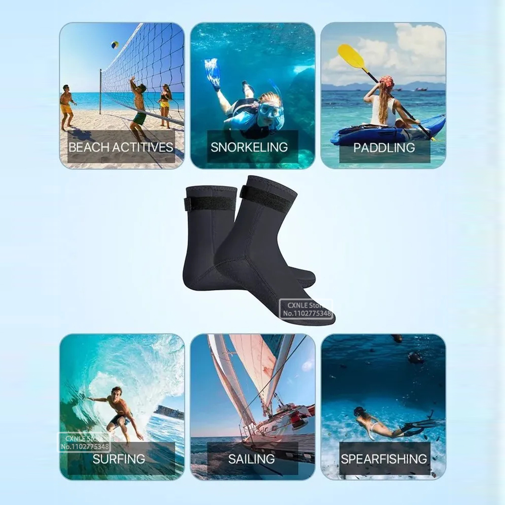 5mm Neoprene Diving Socks Wets - Women'S Shoes For Neuropathy 评论和价格
