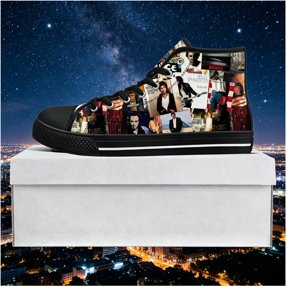 Born To Run Custom High Top Sh - Women Shoes Quote 评论和价格