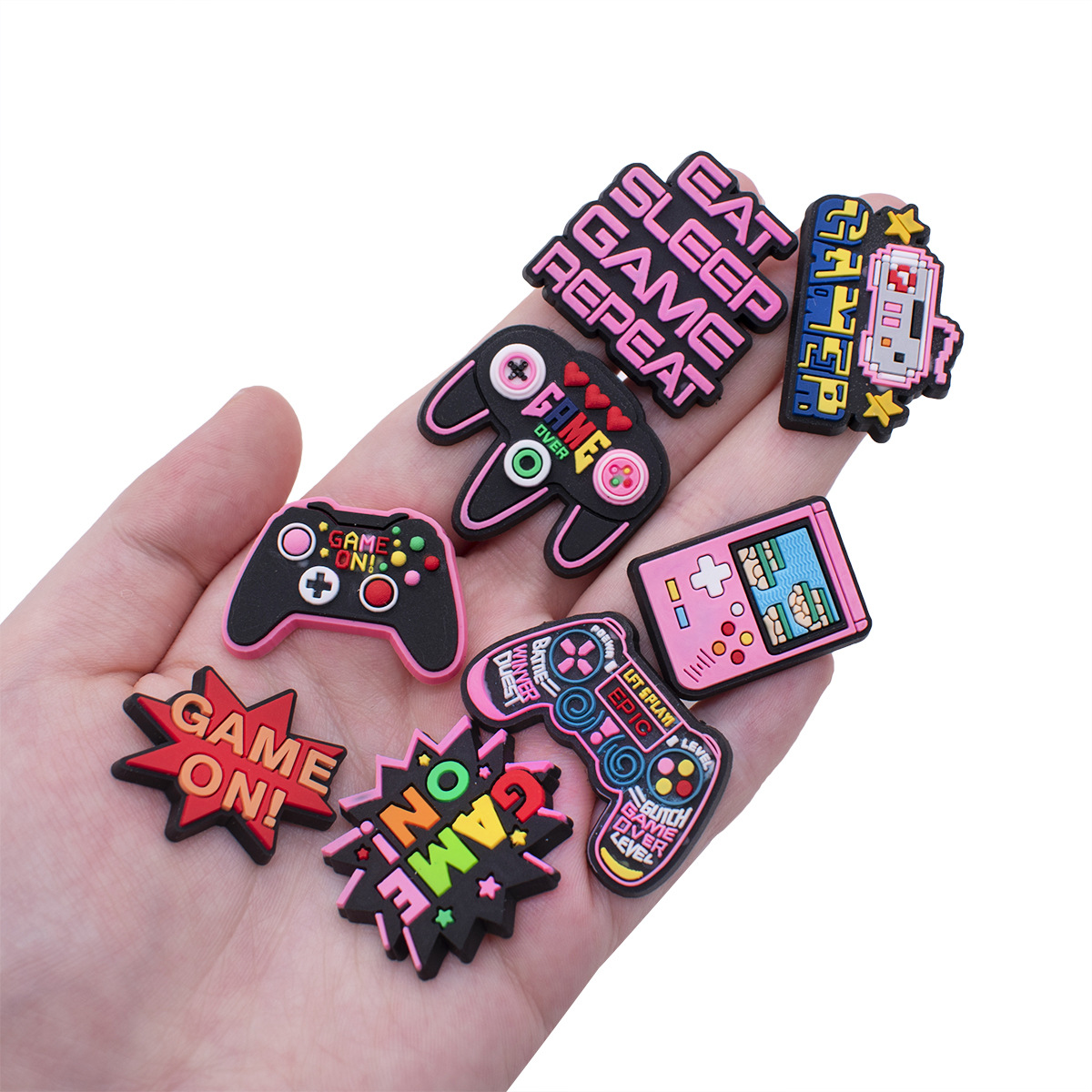 Game Shoe Charms for Crocs Acc - Croc Style Clog 评论和价格