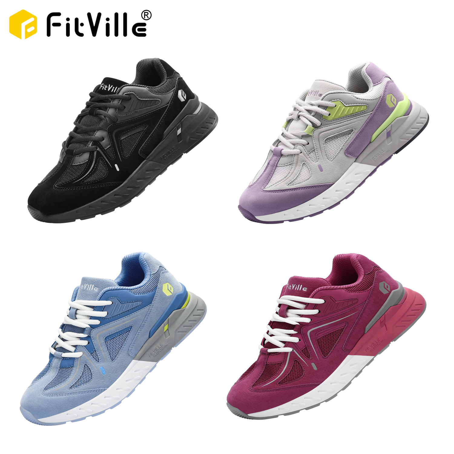 FitVille Women's Walking Shoes - Women'S Shoes In Wide Width 评论和价格