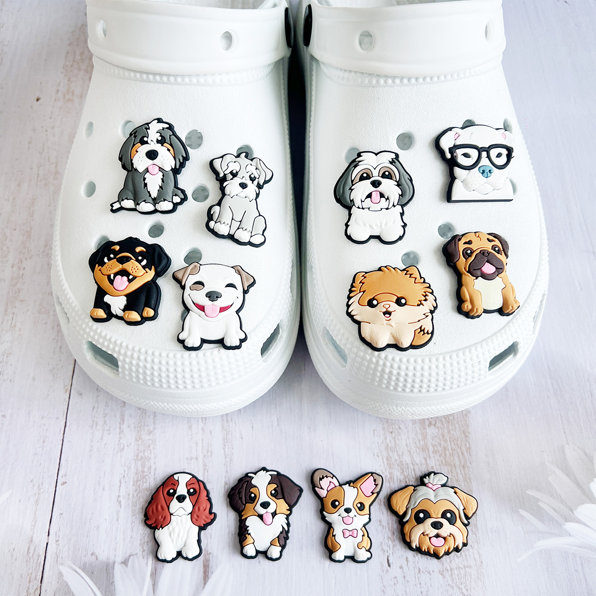 Cute Animals Dog Shoe Charms P - Croc Style Clog 评论和价格