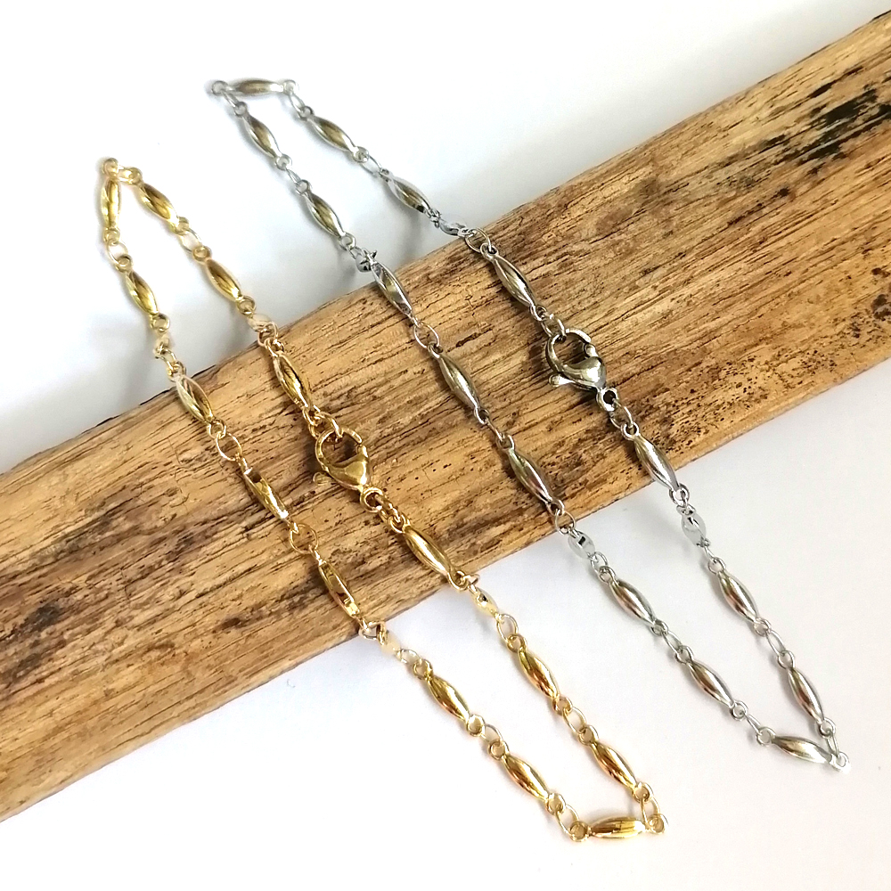 18K Gold Stainless Steel Ankle - Gold Chain Sandal 评论和价格