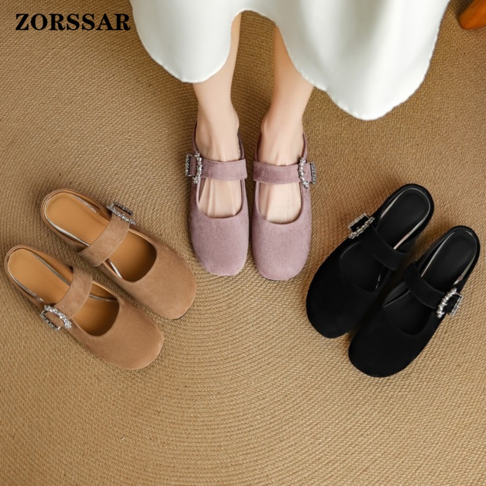 Women's Suede Flat Mary Jane M - Kids Shoes Women 评论和价格