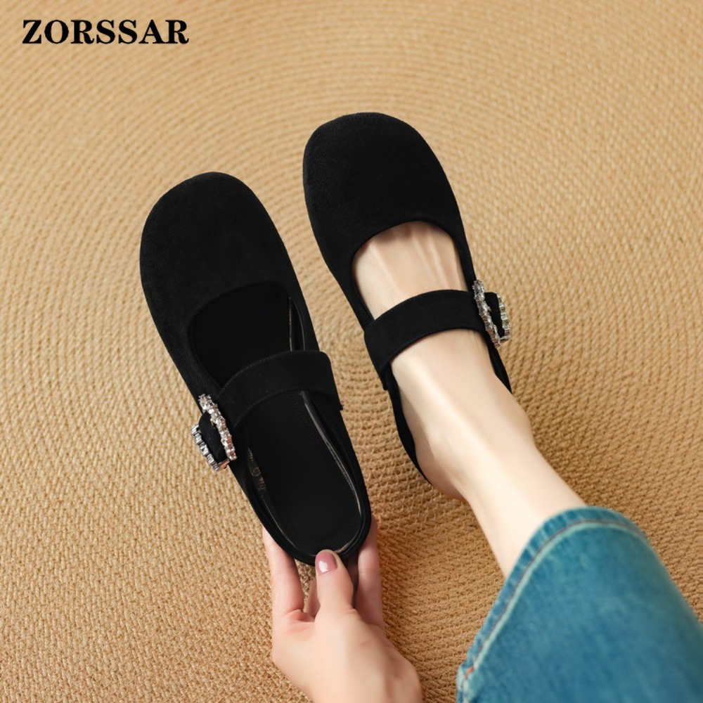 Women's Suede Flat Mary Jane M - Kids Shoes Women 评论和价格