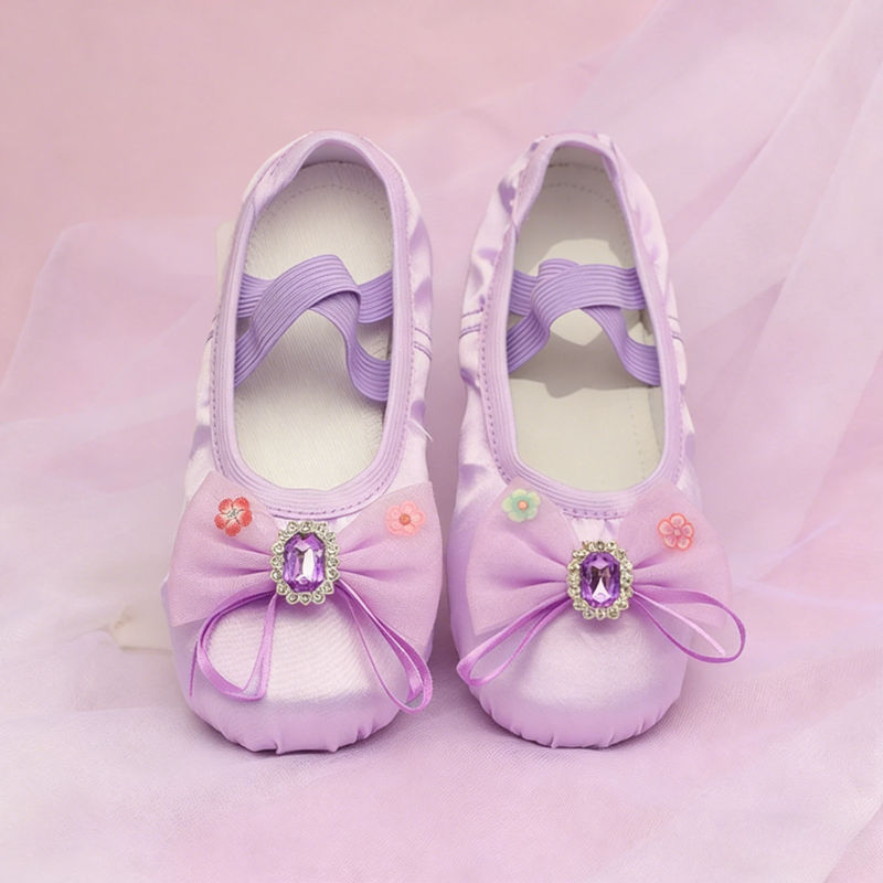 Girls Flower Dance Shoes Soft  - Women'S Xc Shoes 评论和价格