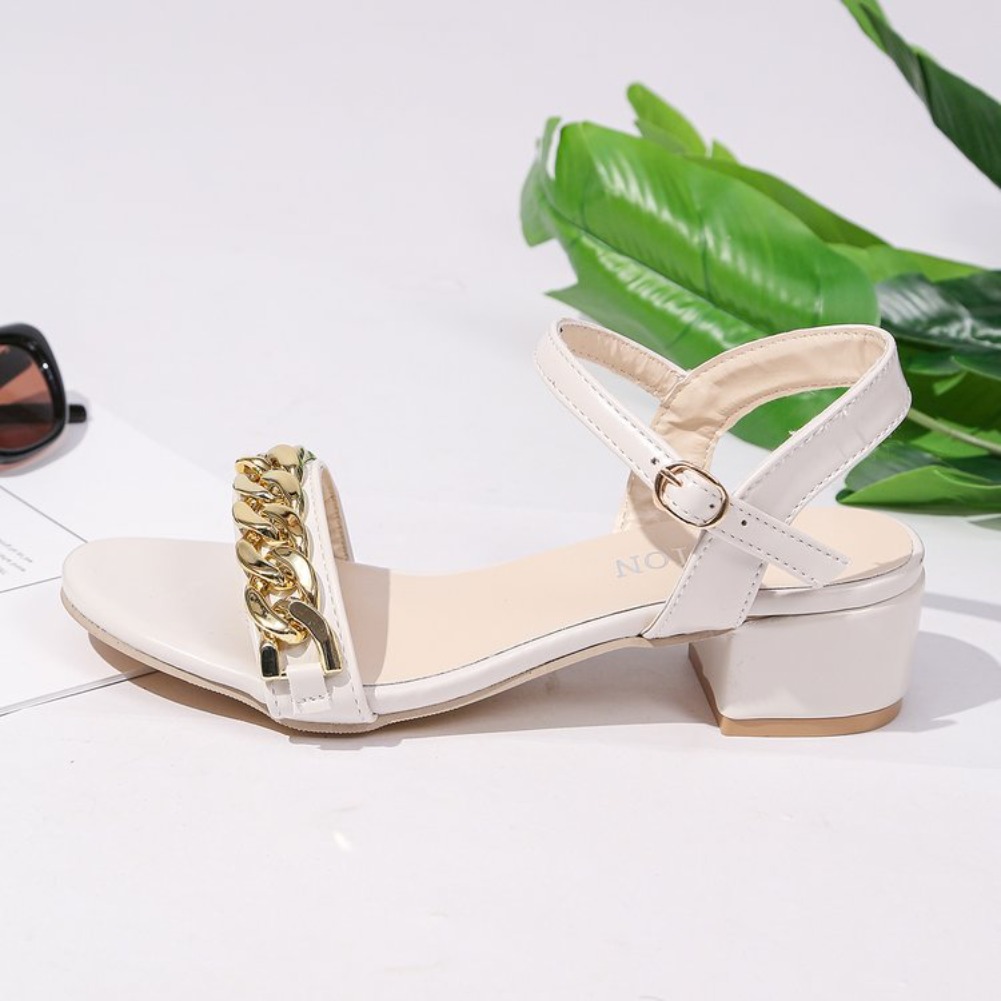 2026 Rhinestone Sandals for Wo - Gold Chain Sandal 评论和价格