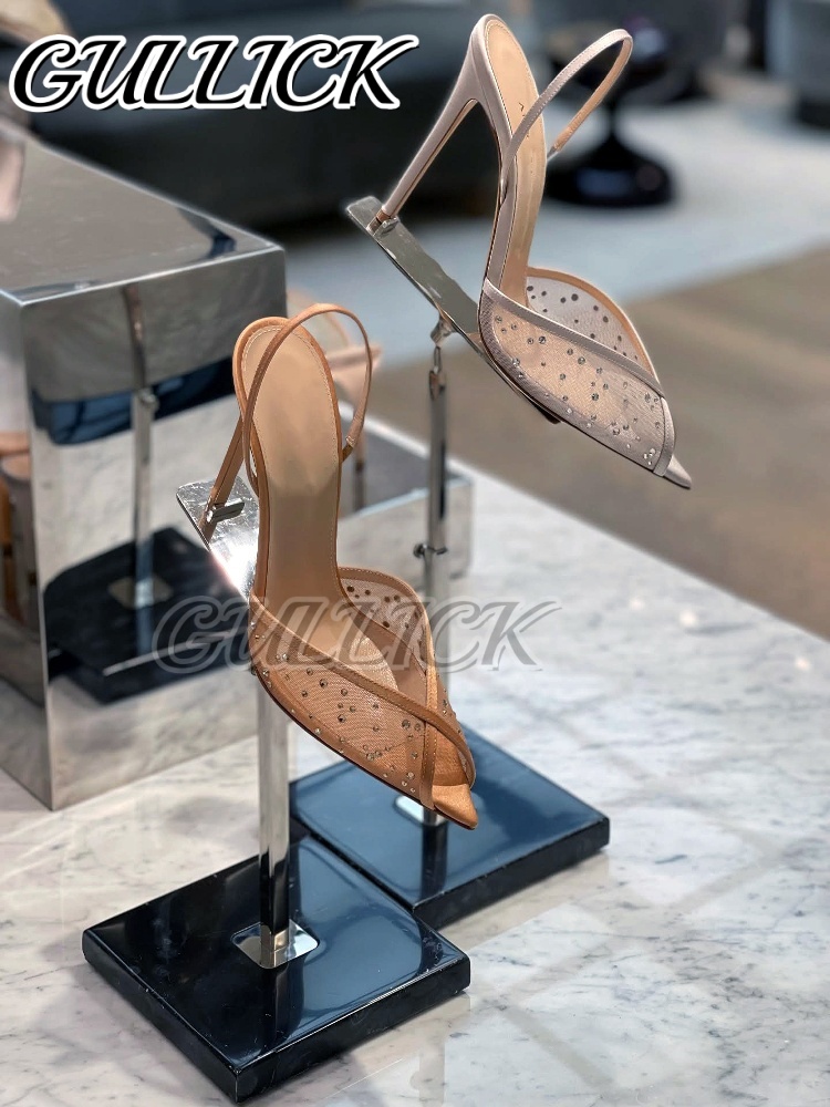 Rhinestones Heeled Sandals Poi - Kids Shoes Women 评论和价格