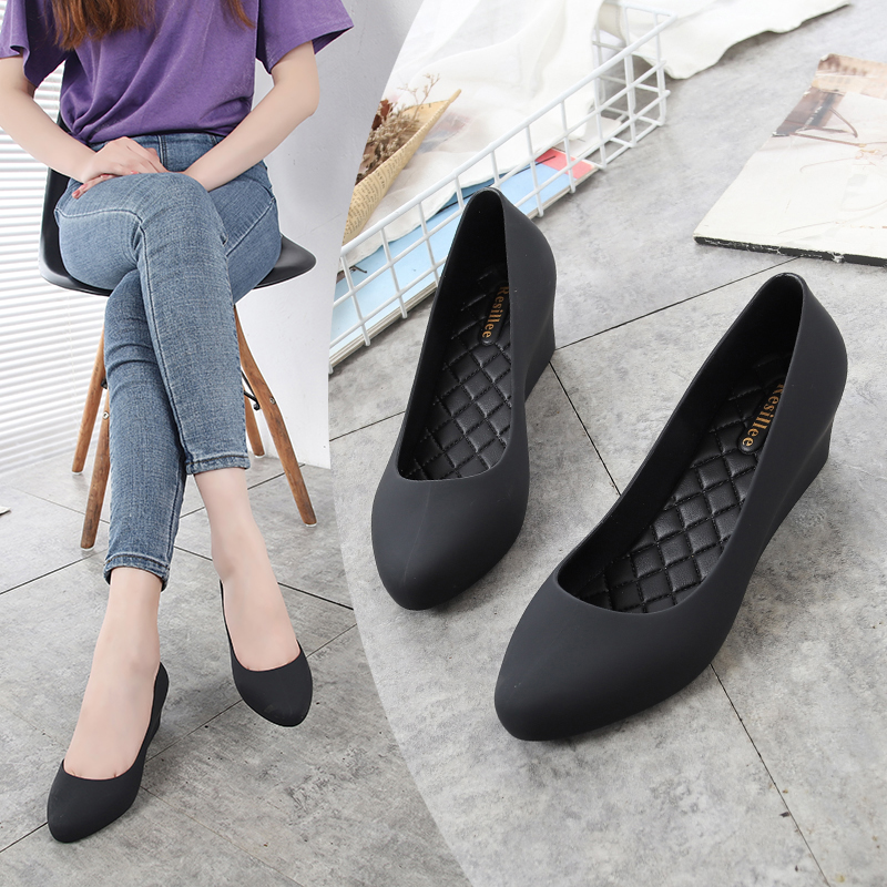 Resillee Women Navy Blue Wedge - Women'S Shoes Water Resistant 评论和价格