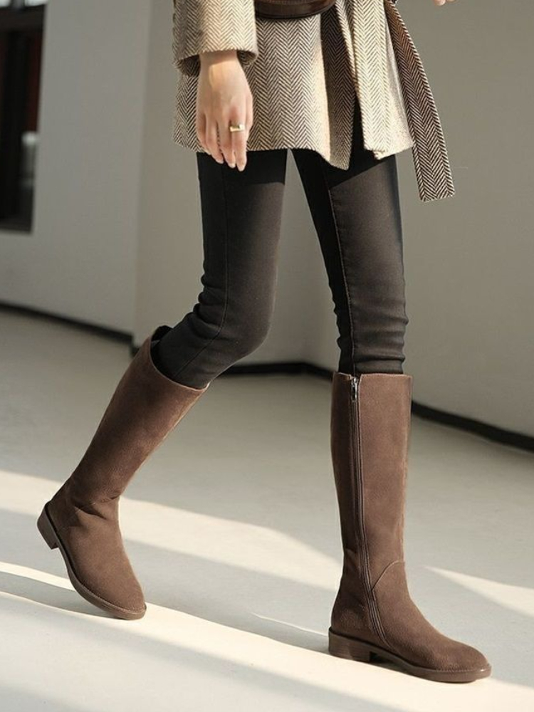New in Zipper Warm Suede Ladie - Kids Shoes Women 评论和价格