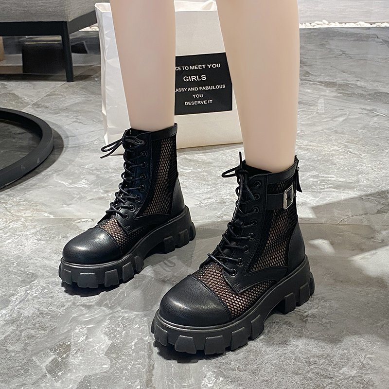 Thick Sole Breathable Mesh Boo - Women'S Shoes Water Resistant 评论和价格