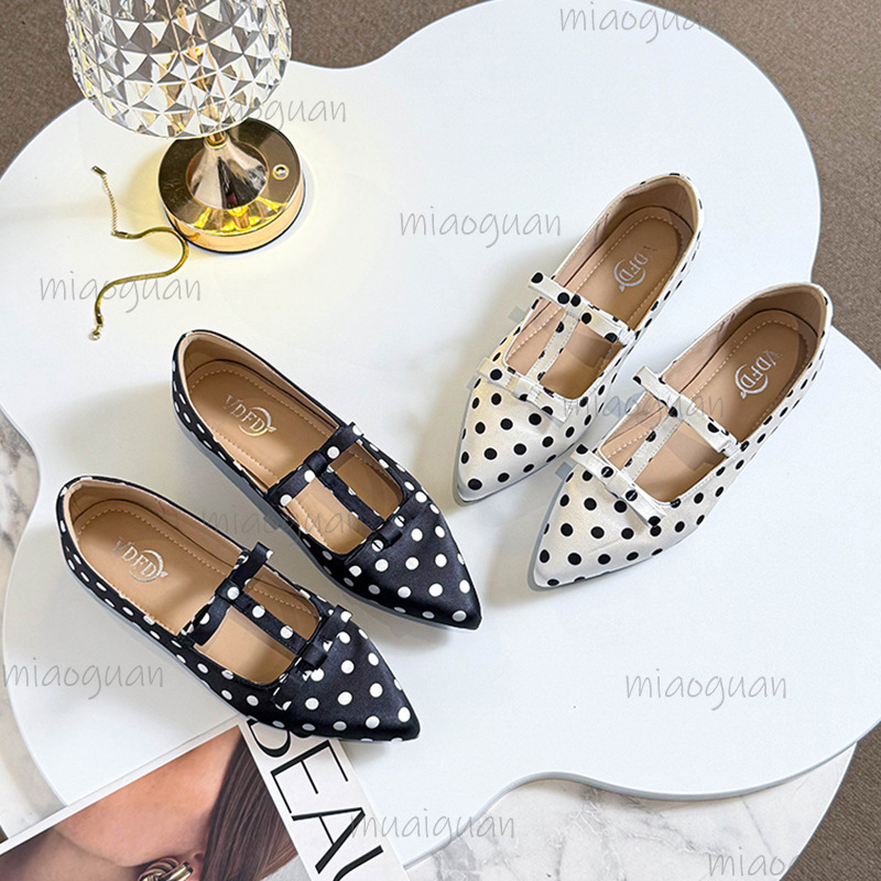 Fashion Polka Dot Flats Footwe - Shoes For Women Flats 评论和价格