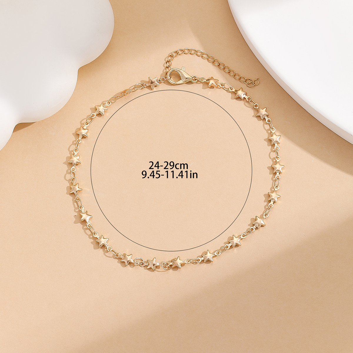 Bohemia Vintage Star Anklet Li - Gold Chain Sandal 评论和价格
