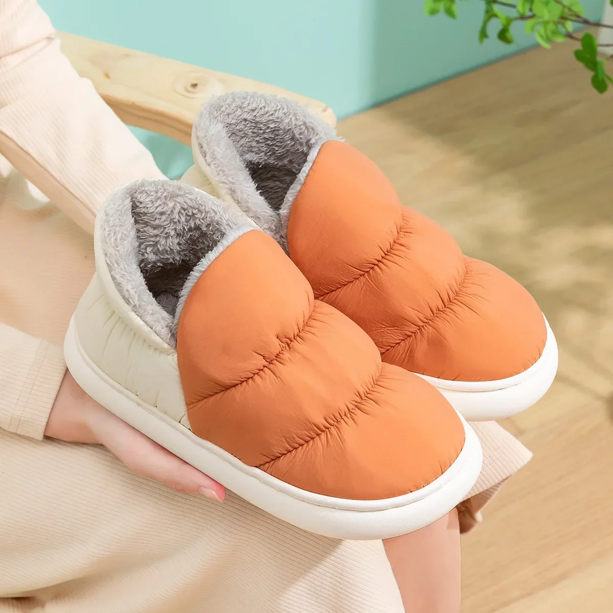 Women Men Slippers Winter Down - Women'S Shoes Water Resistant 评论和价格
