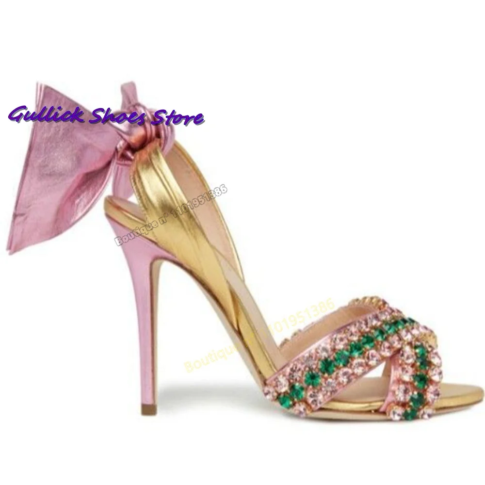 Chic Bowknot Shiny Rhinestones - Kids Shoes Women 评论和价格