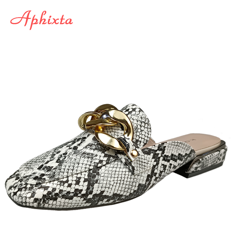 Aphixta Summer New Chain Women - Gold Chain Sandal 评论和价格