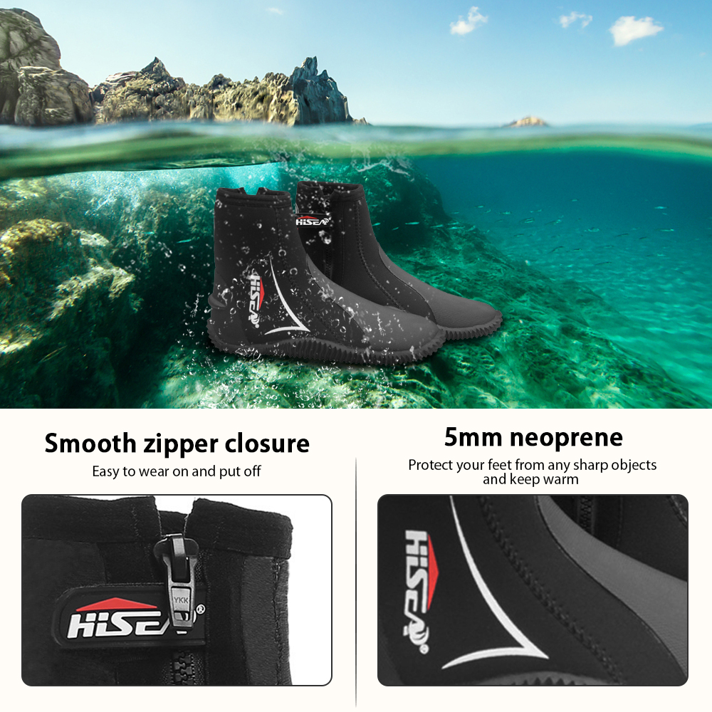 5mm Neoprene Dive Boots Wetsui - Women'S Shoes For Neuropathy 评论和价格