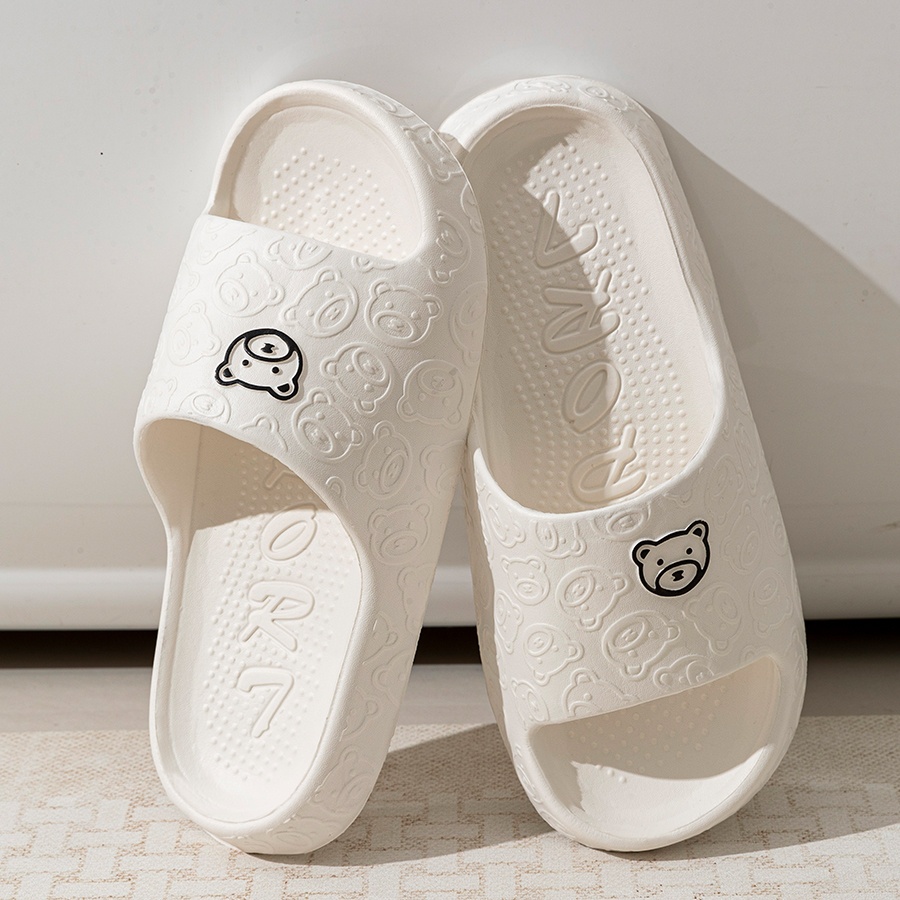 Printting Cute Bear Women Slip - Women'S Shoes For Neuropathy 评论和价格