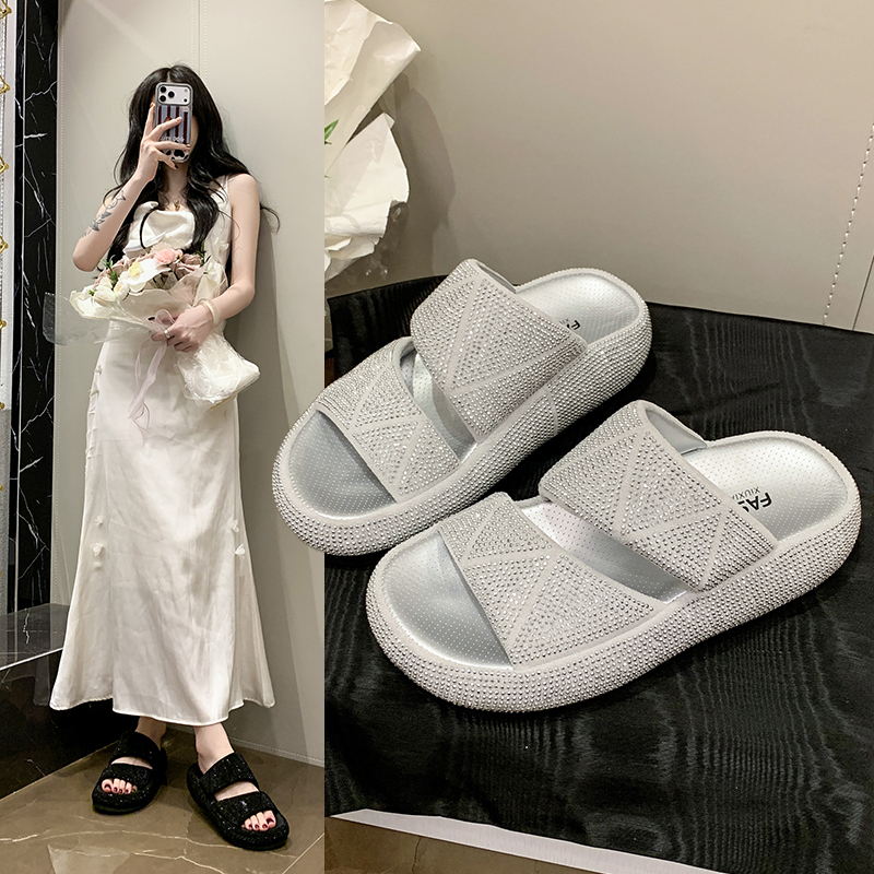 Heeled Open-toe Water Bead Ext - Women'S Shoes Water Resistant 评论和价格