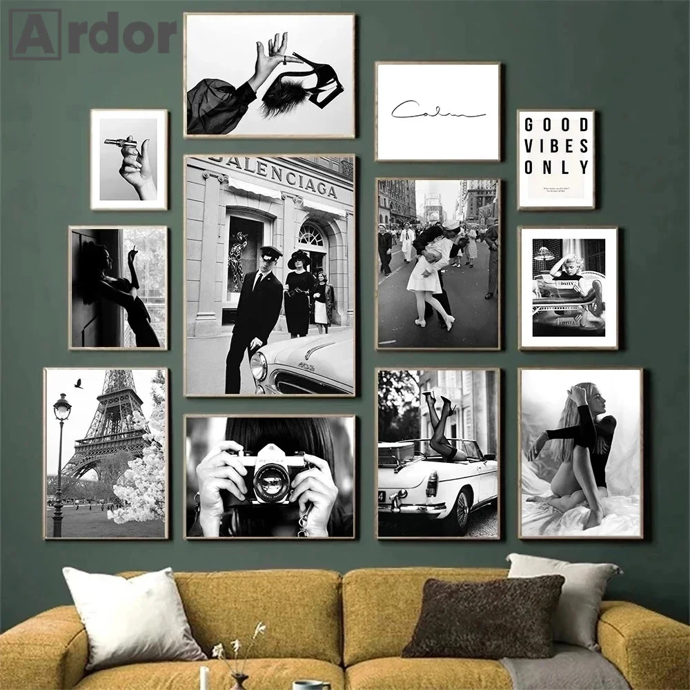 Fashion Sexy Women Wall Art Po - Women Shoes Quote 评论和价格