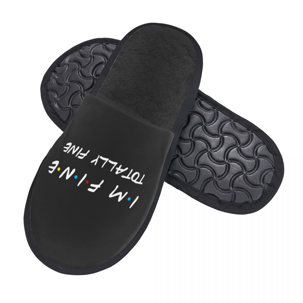Custom Print Women I'm Fine Ho - Women Shoes Quote 评论和价格