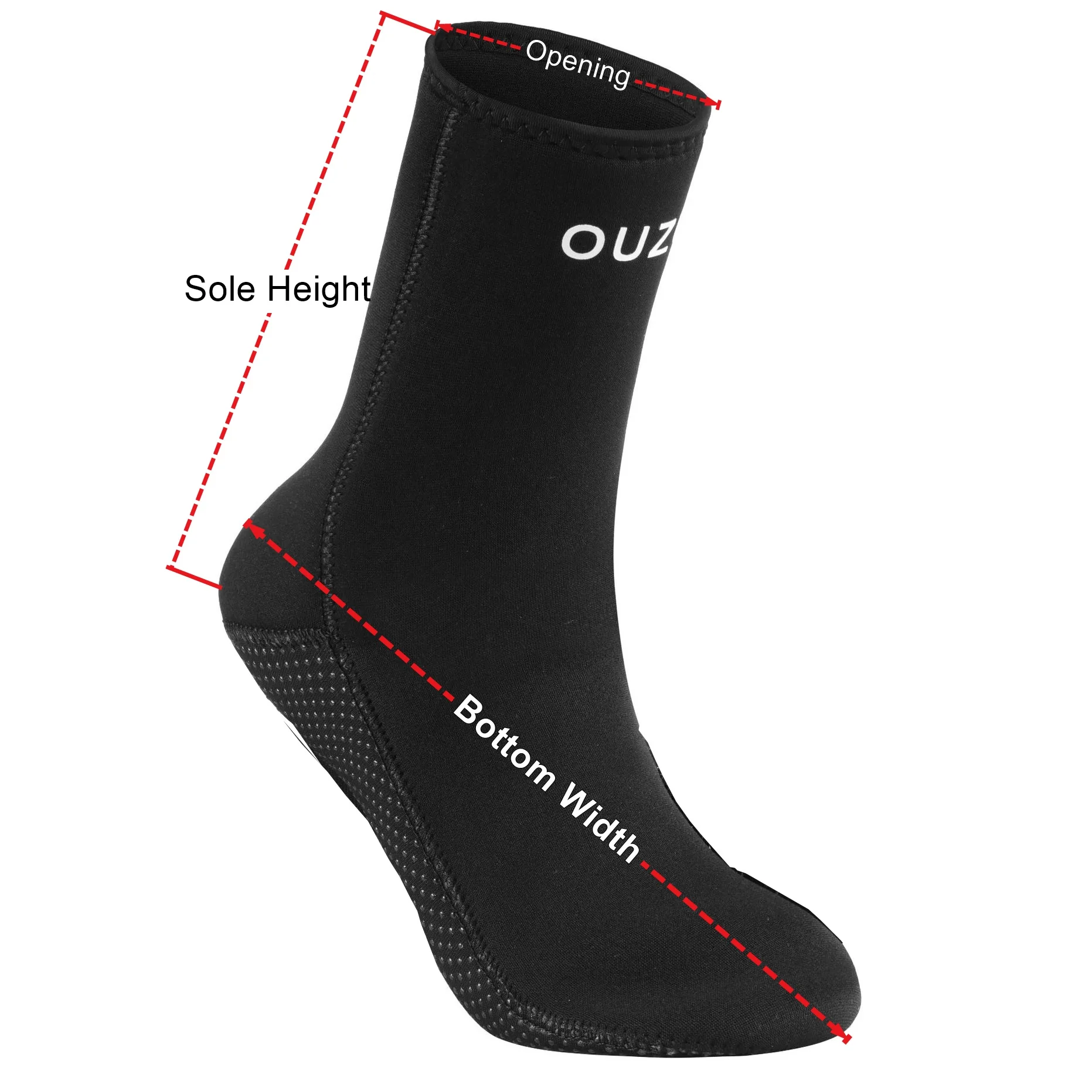 Neoprene 3mm/5mm Diving Socks  - Women'S Shoes For Neuropathy 评论和价格