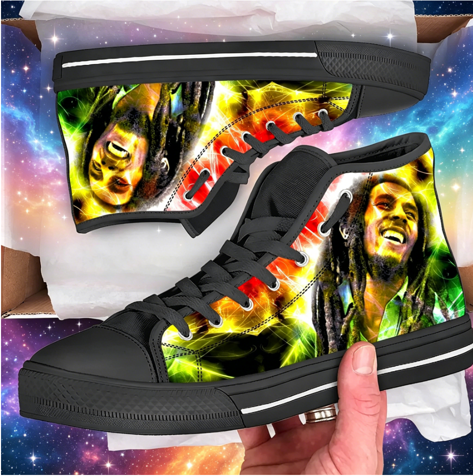 Bob Marley Quote Custom High T - Women Shoes Quote 评论和价格
